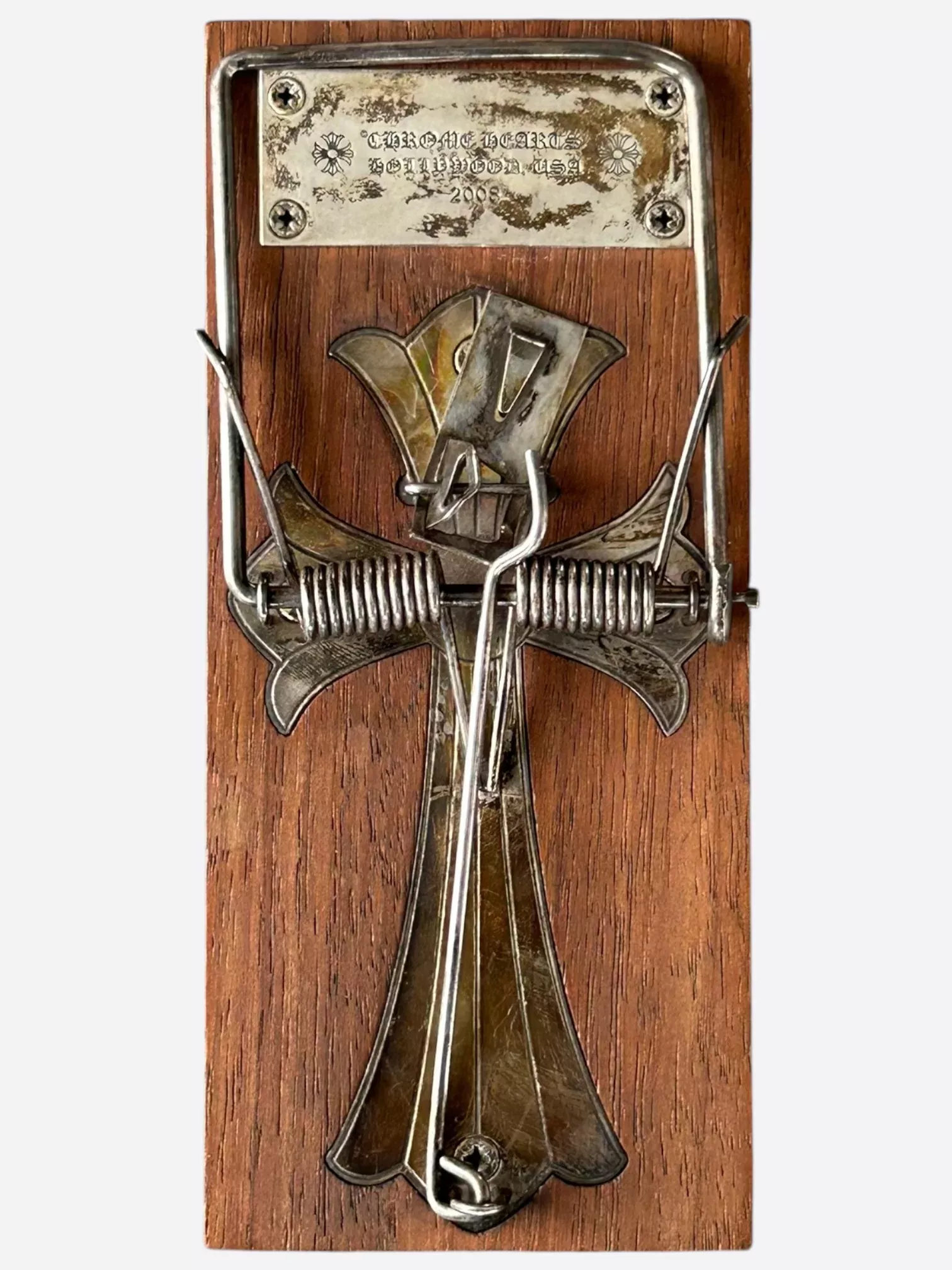 Chrome Hearts Wood & Silver Mousetrap