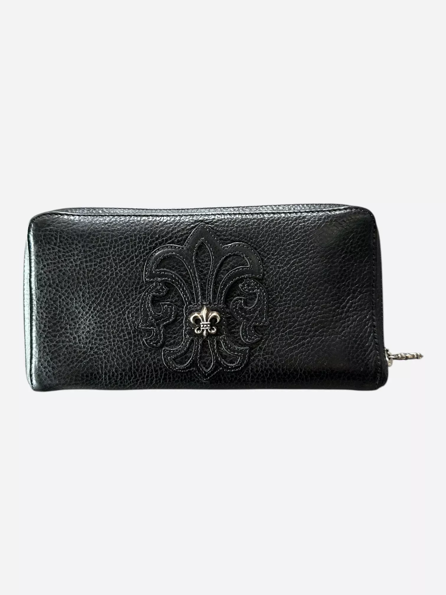 Chrome HeartsBlack Fleur Patch Wallet