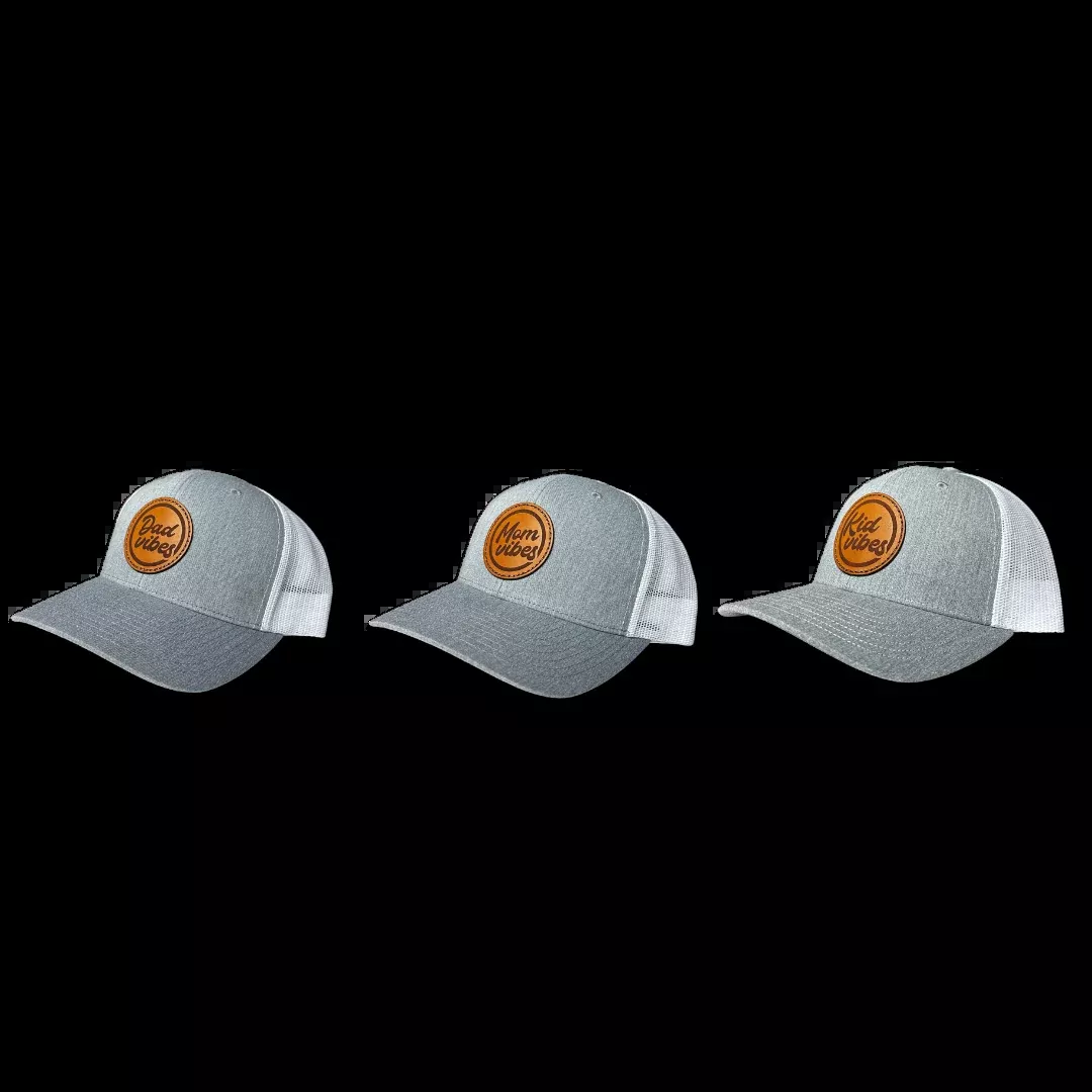 Circle Patch Family Vibe Hat Bundle (3 Hats)