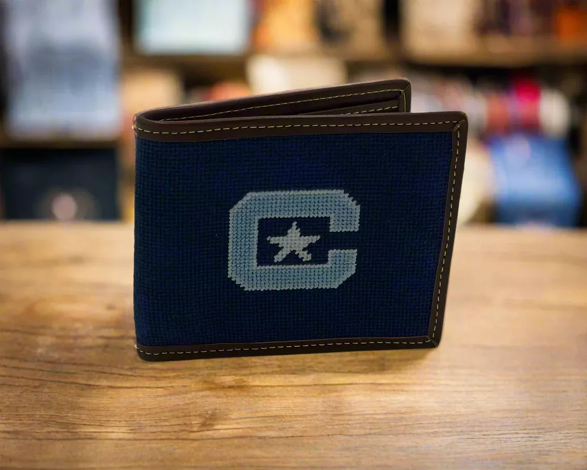 Citadel C-Star Logo Needlepoint Wallet