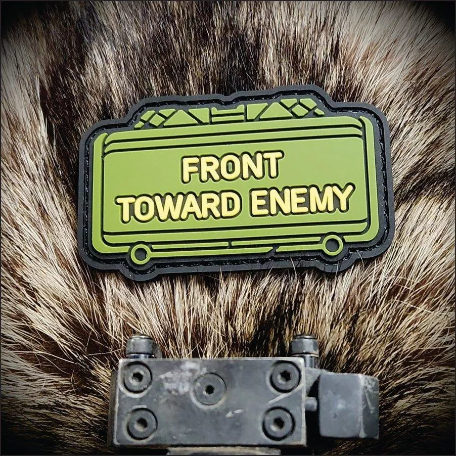 The Clacker Claymore Mine - 'Front Toward Enemy' - 3 inch PVC Patch