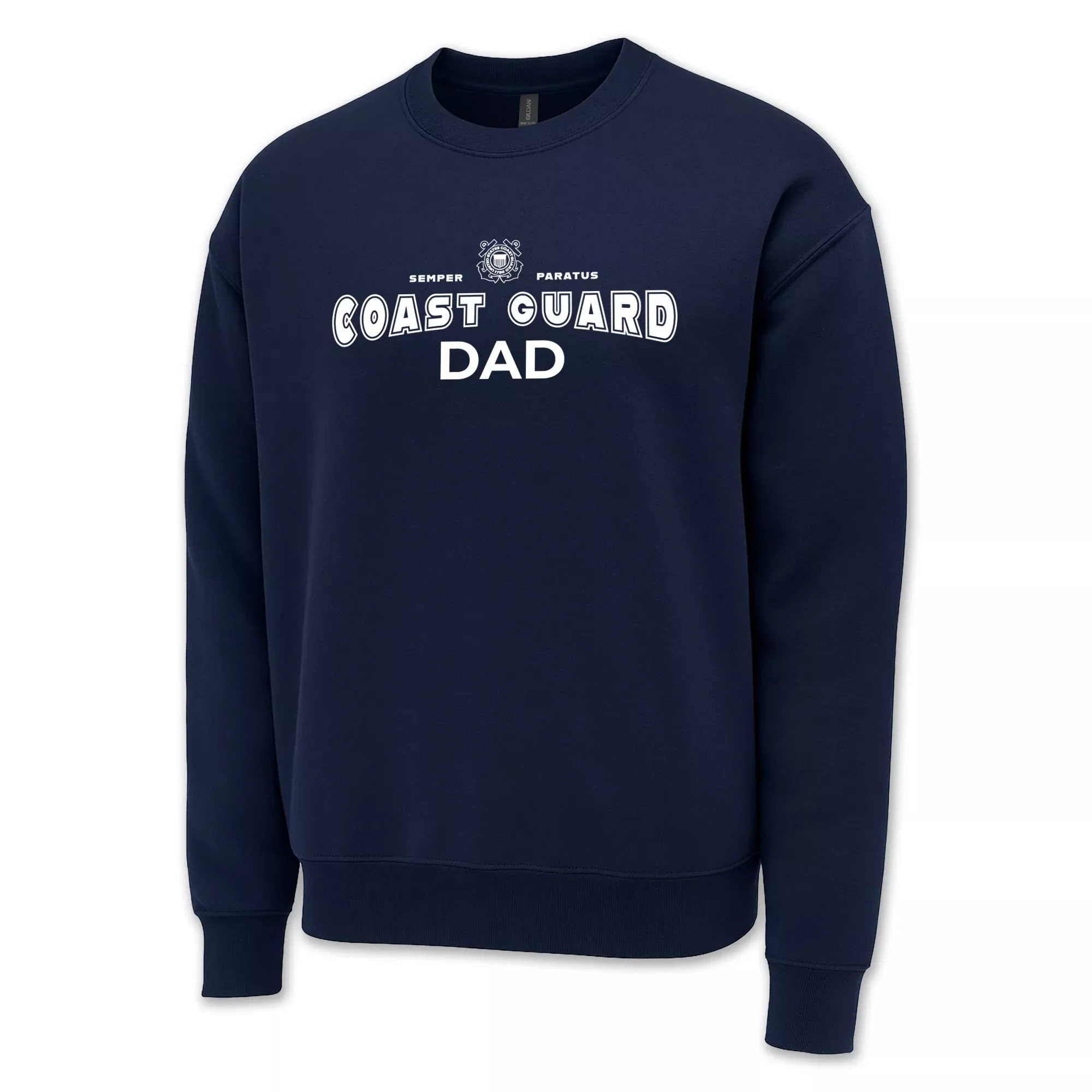 Coast Guard Dad Crewneck (Navy)