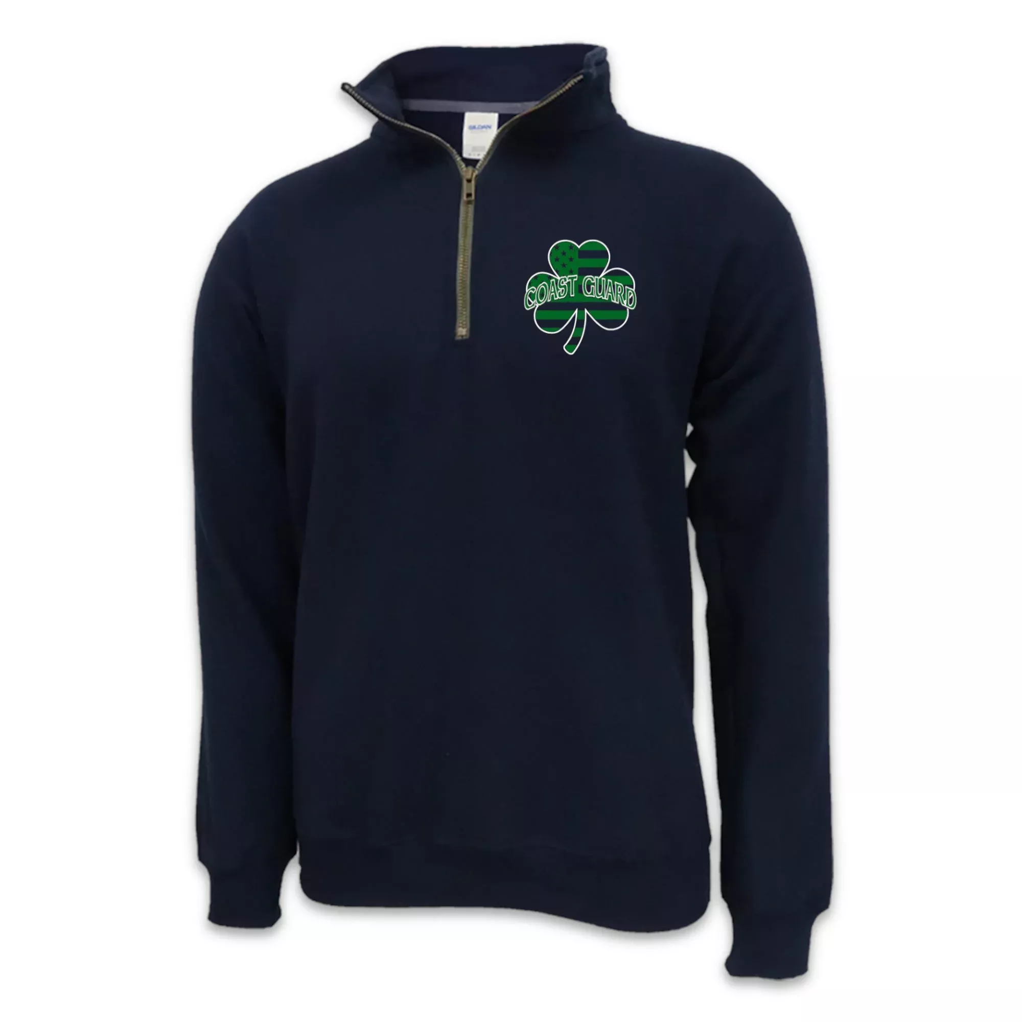 Coast Guard Shamrock Quarter Zip