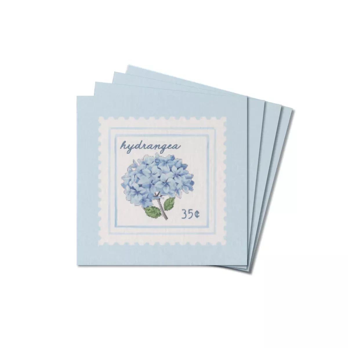 Coasters - Hydrangea Stamps