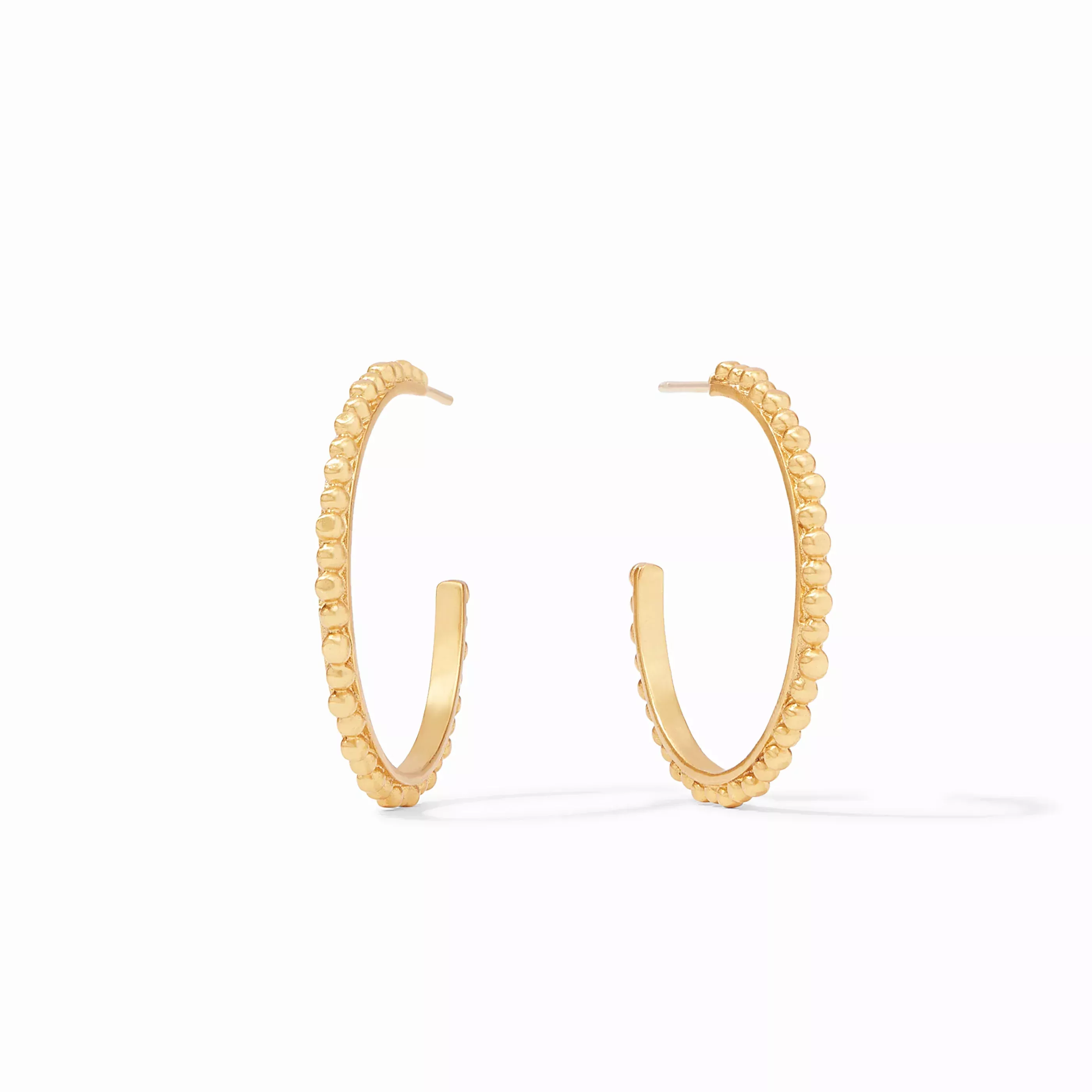 Colette Bead Gold Hoop Medium