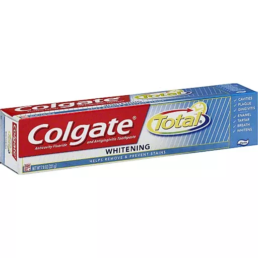 Colgate Total Toothpaste, Anticavity Fluoride And Antigingivitis, Whitening, Paste
