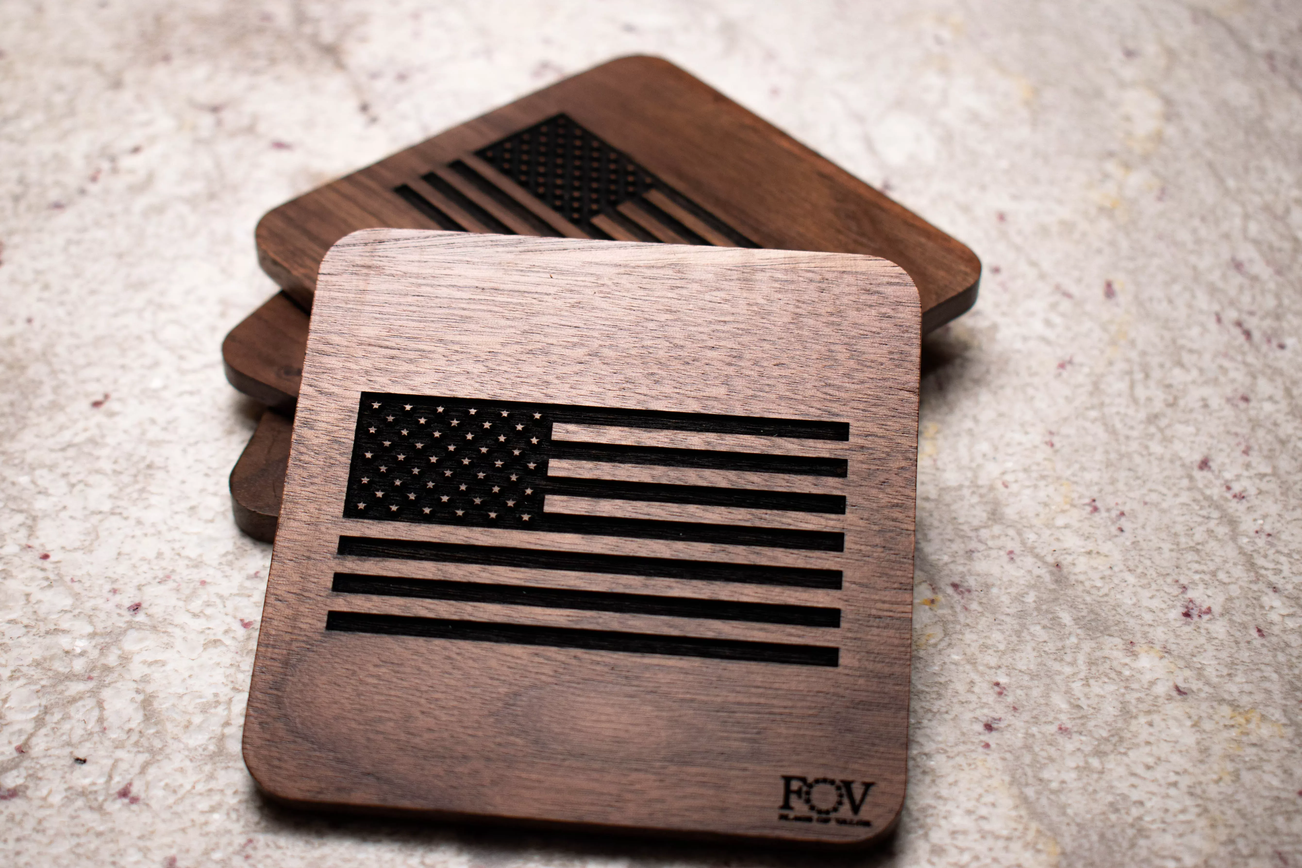 Collective - Walnut Coasters
