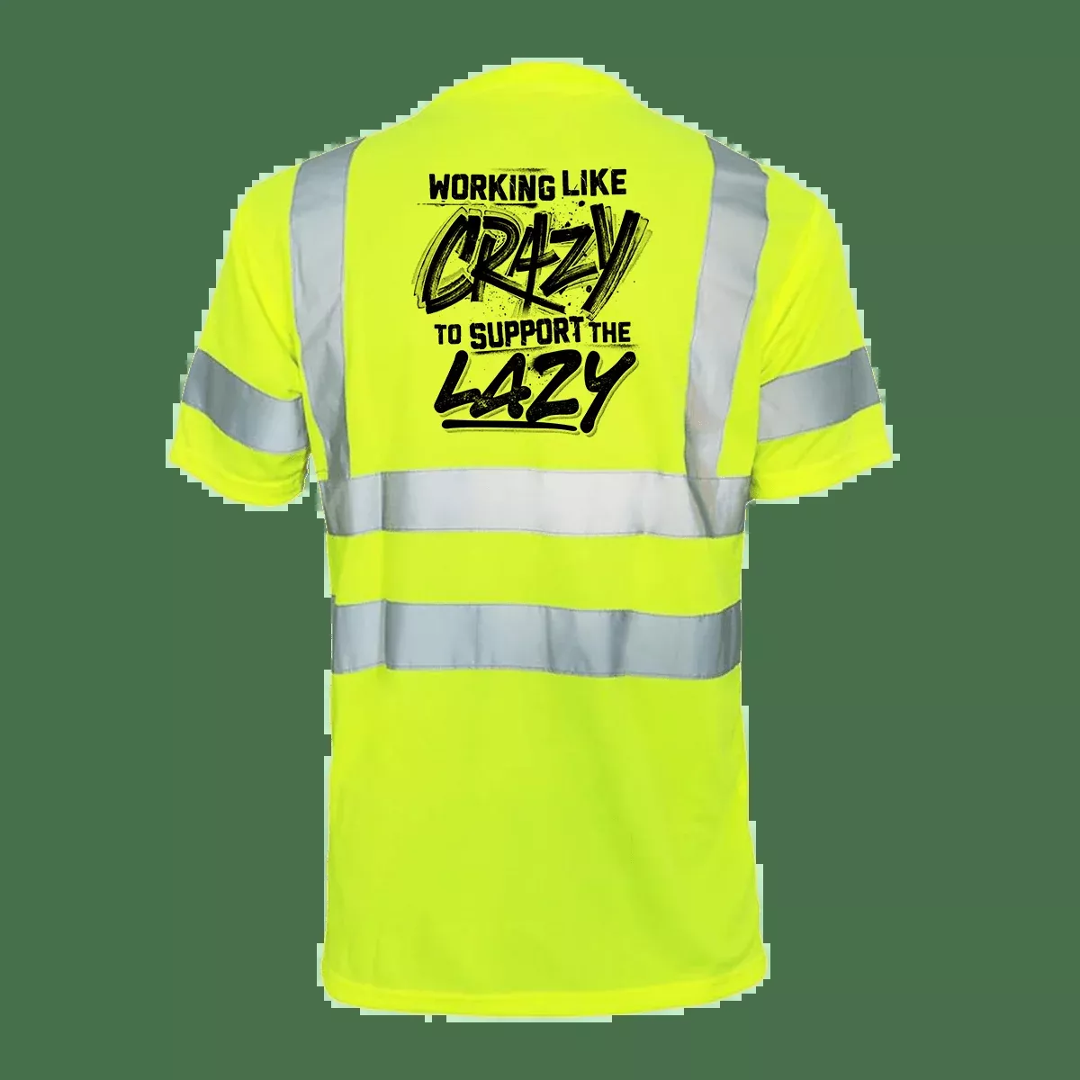 Crazy - Reflective Safety T-Shirt