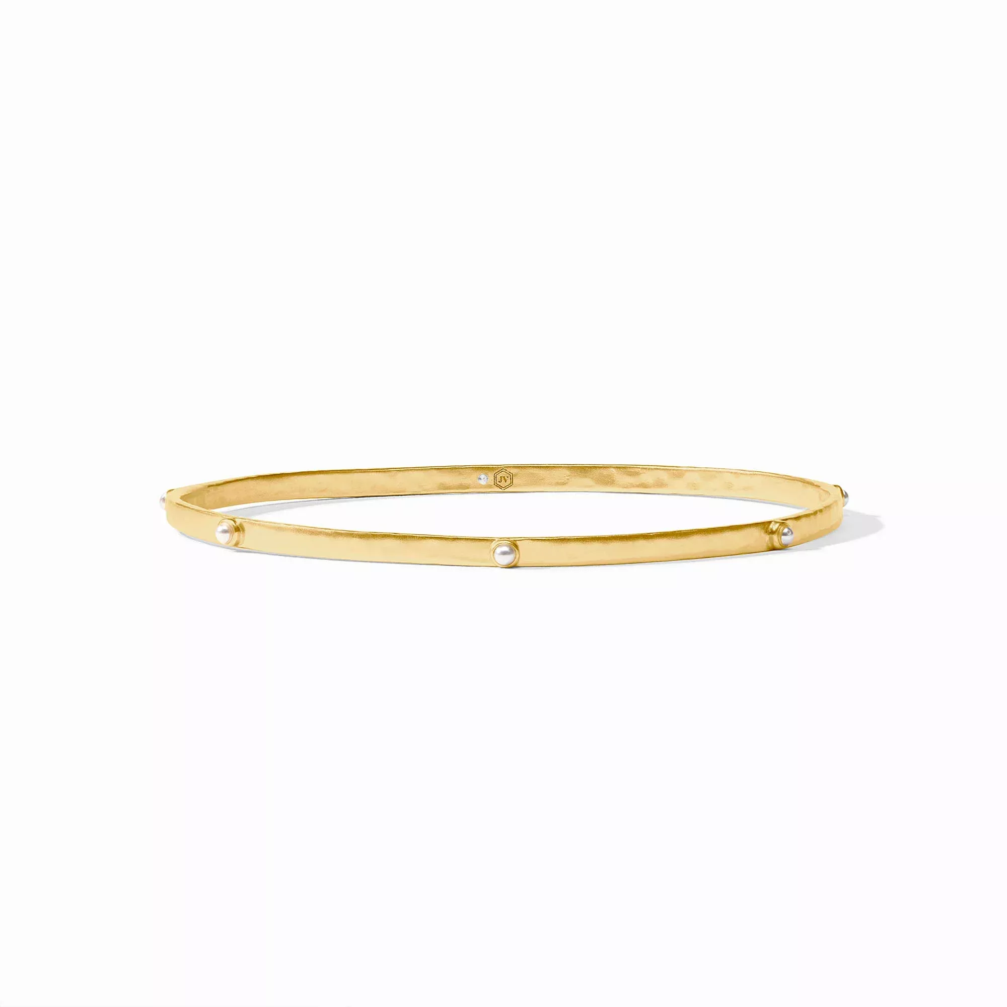Crescent Stone Bangle