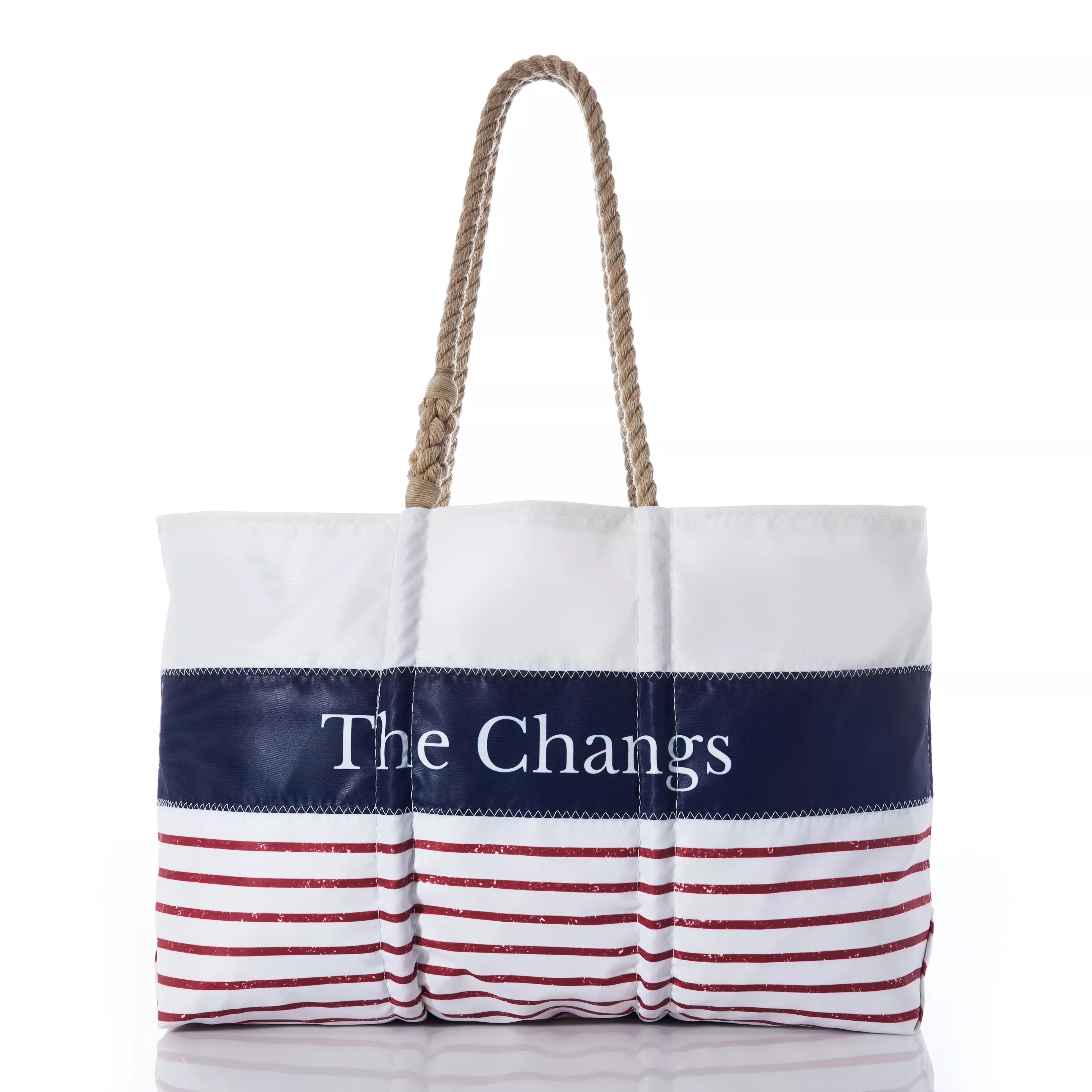 Custom Mariner Stripe Tote