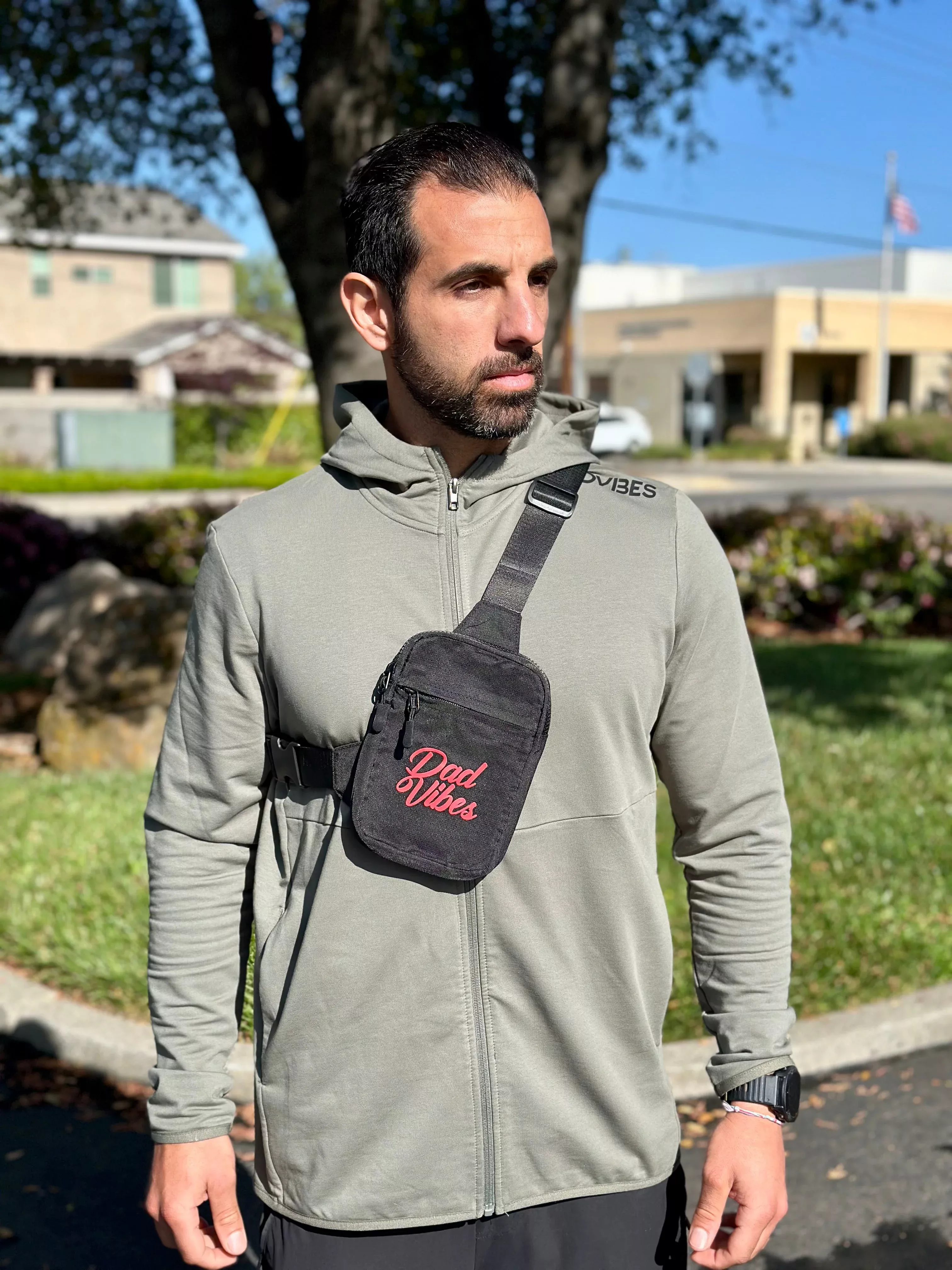 Dadbod Logo Cross Body Bag