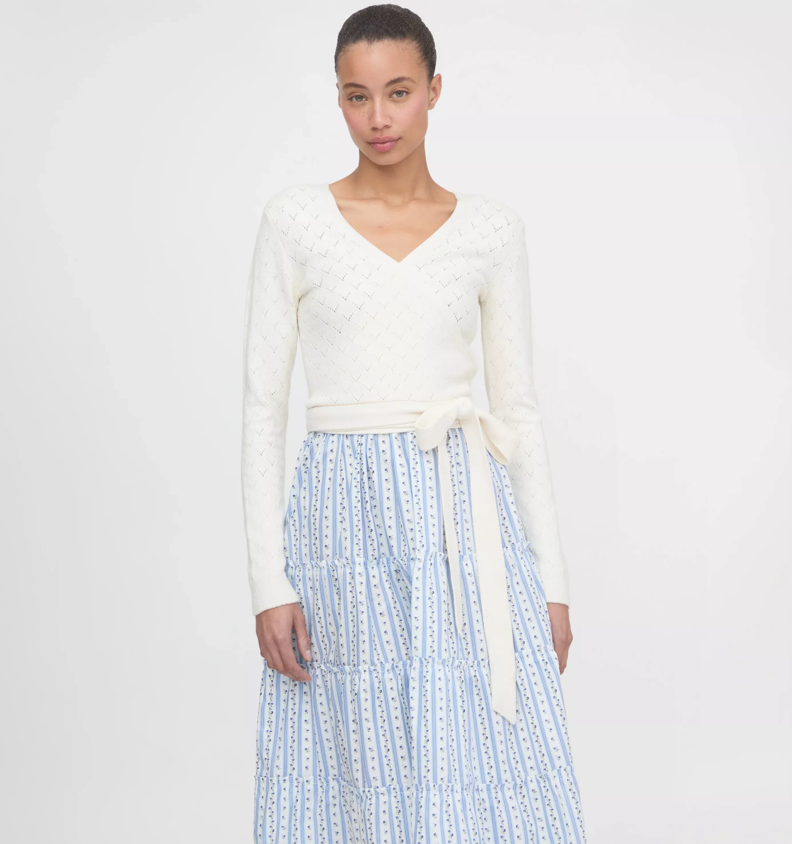 The Deirdre Wrap Sweater