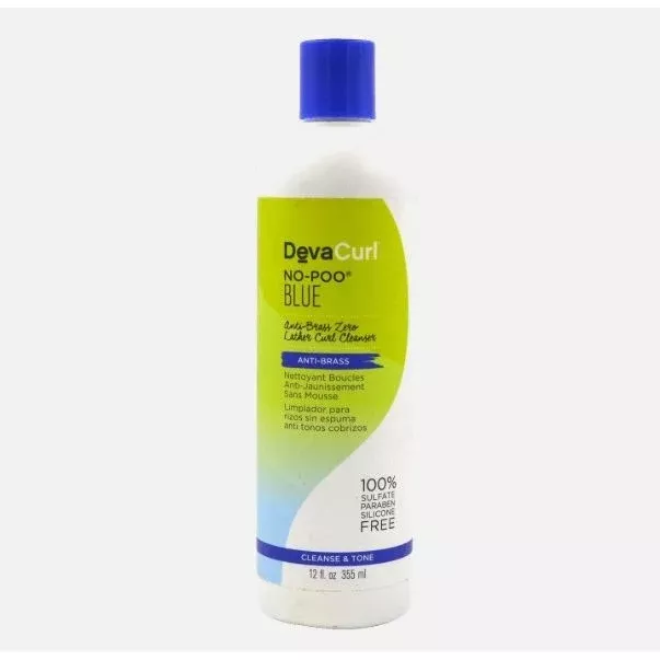 Devacurl Blue No-Poo Cleanser 12 oz
