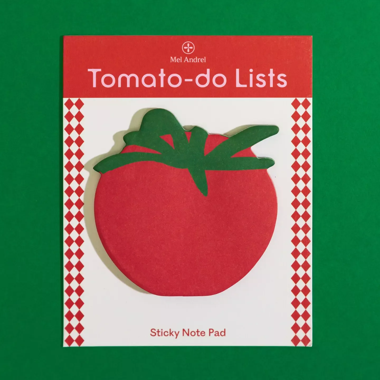 Die Cut Stickie Note - Tomato