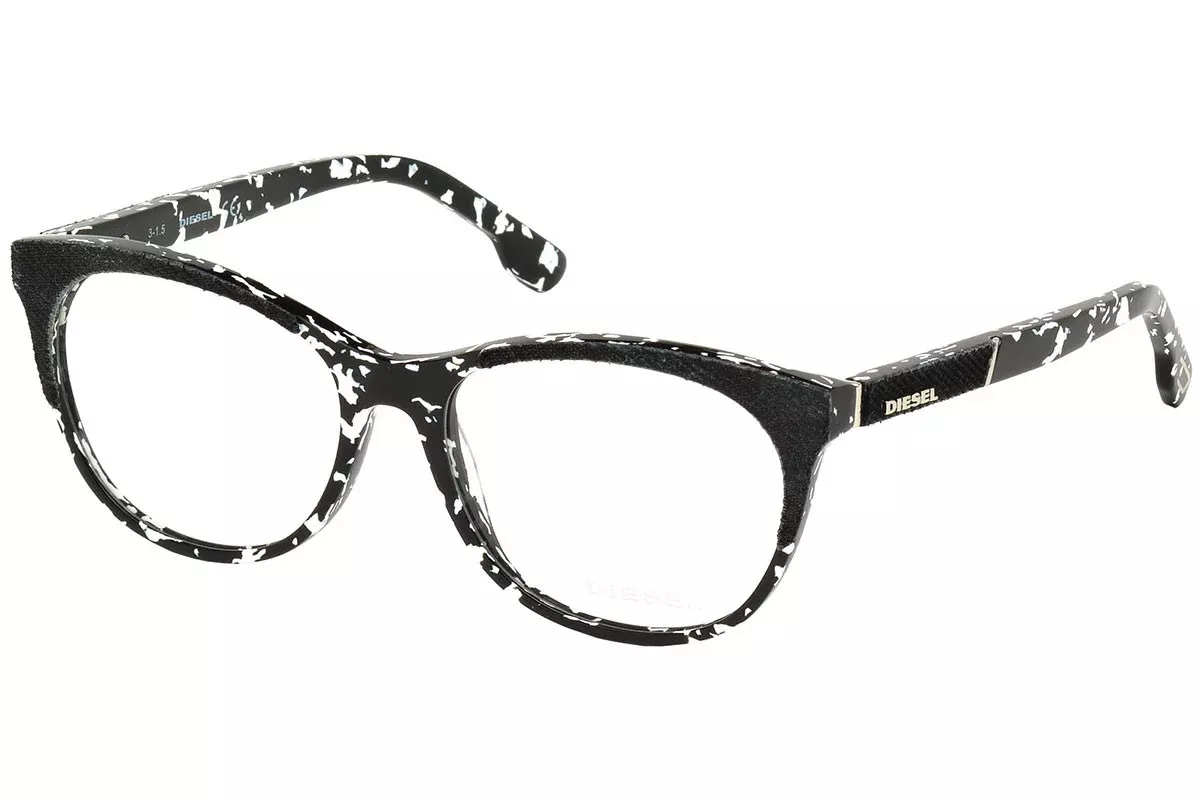 Diesel Black Rectangle DL5155 056 Eyeglasses