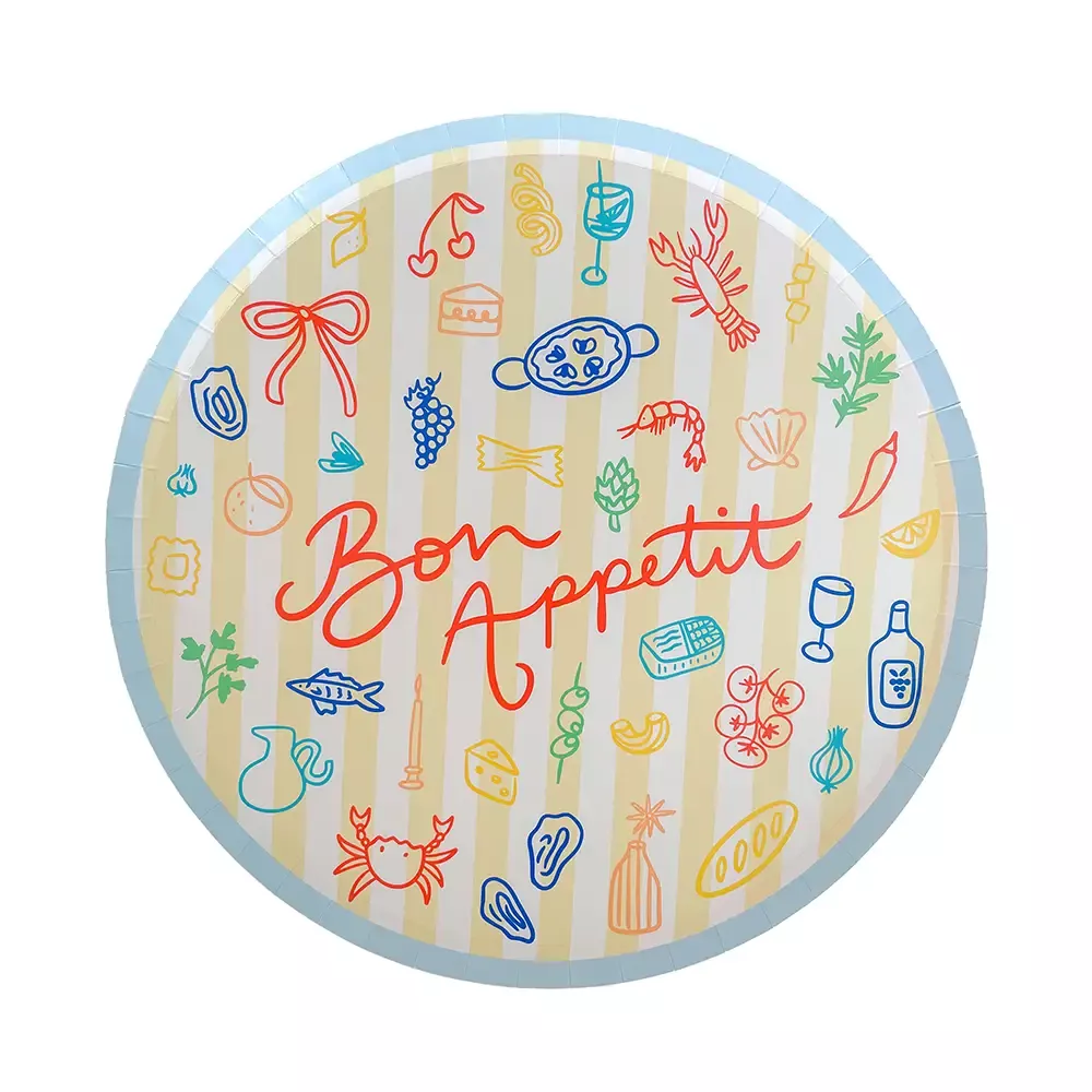 Dinner Plates - Bon Appetit