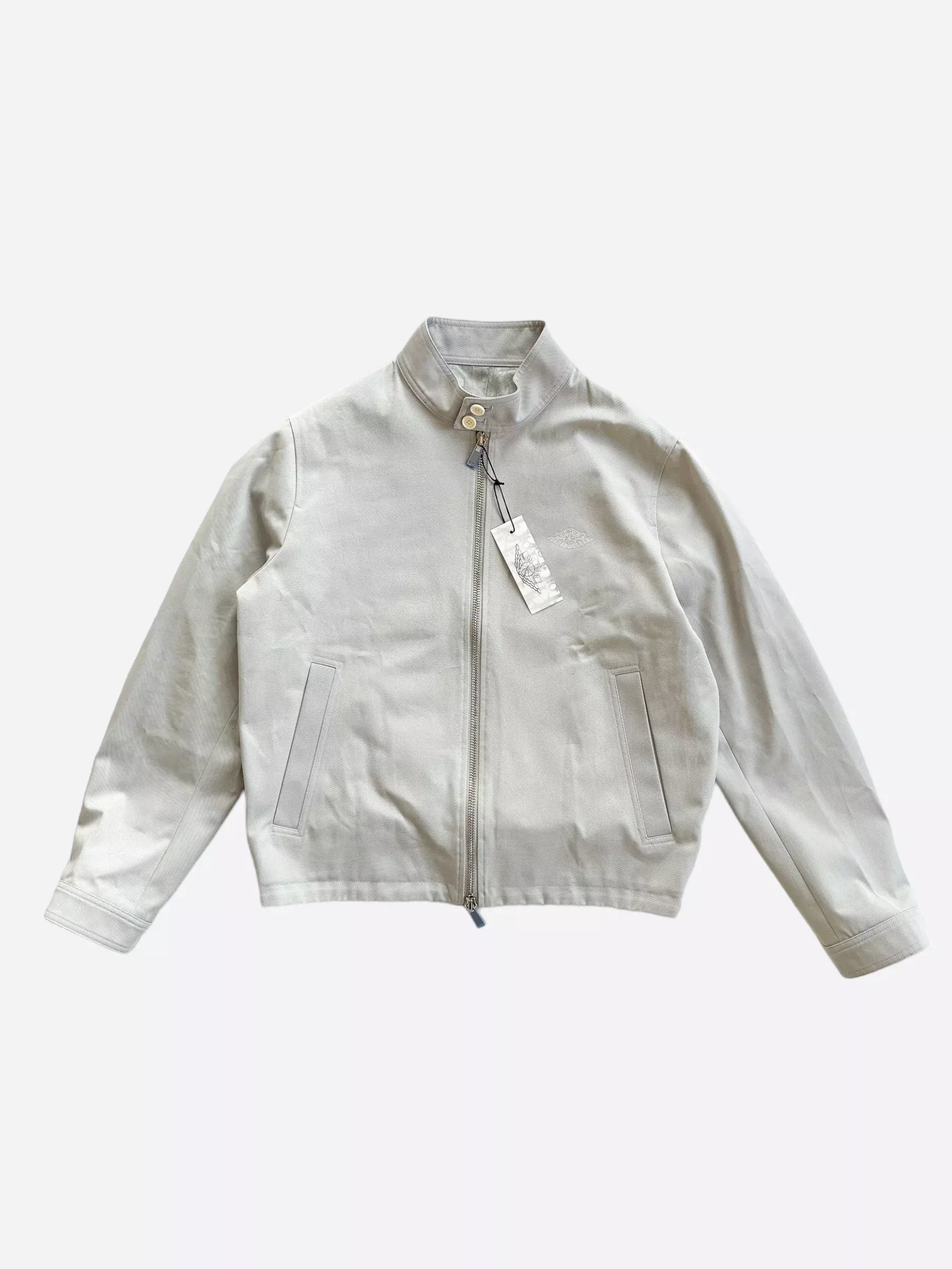 Dior Jordan AirGrey Embroidered Jacket