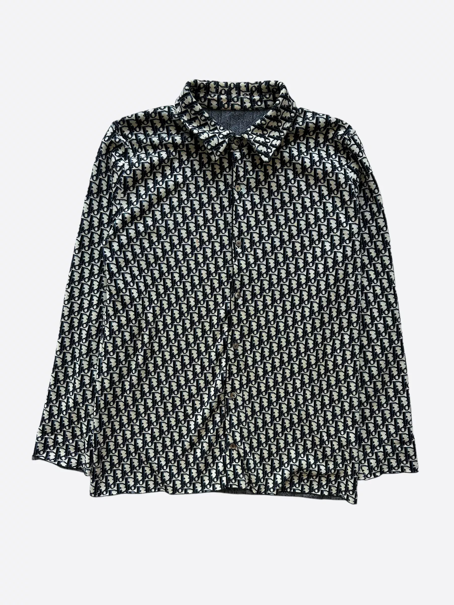 Dior Oblique Monogram Button Up Shirt