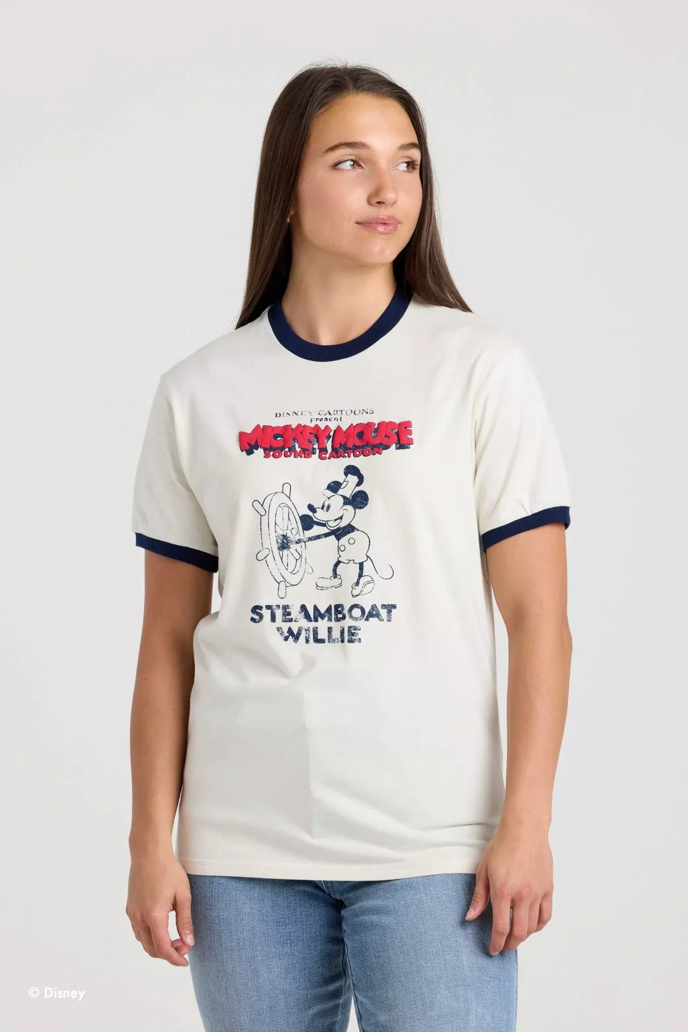 Disney's Steamboat Willie Ringer Tee