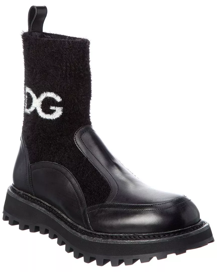 Dolce & Gabbana Leather Boot
