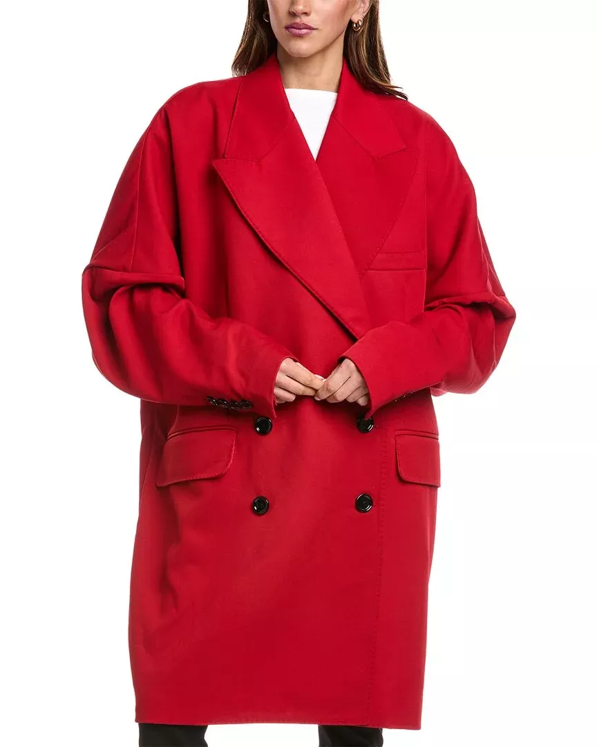 Dolce & Gabbana Oversized Wool-Blend Blazer Coat