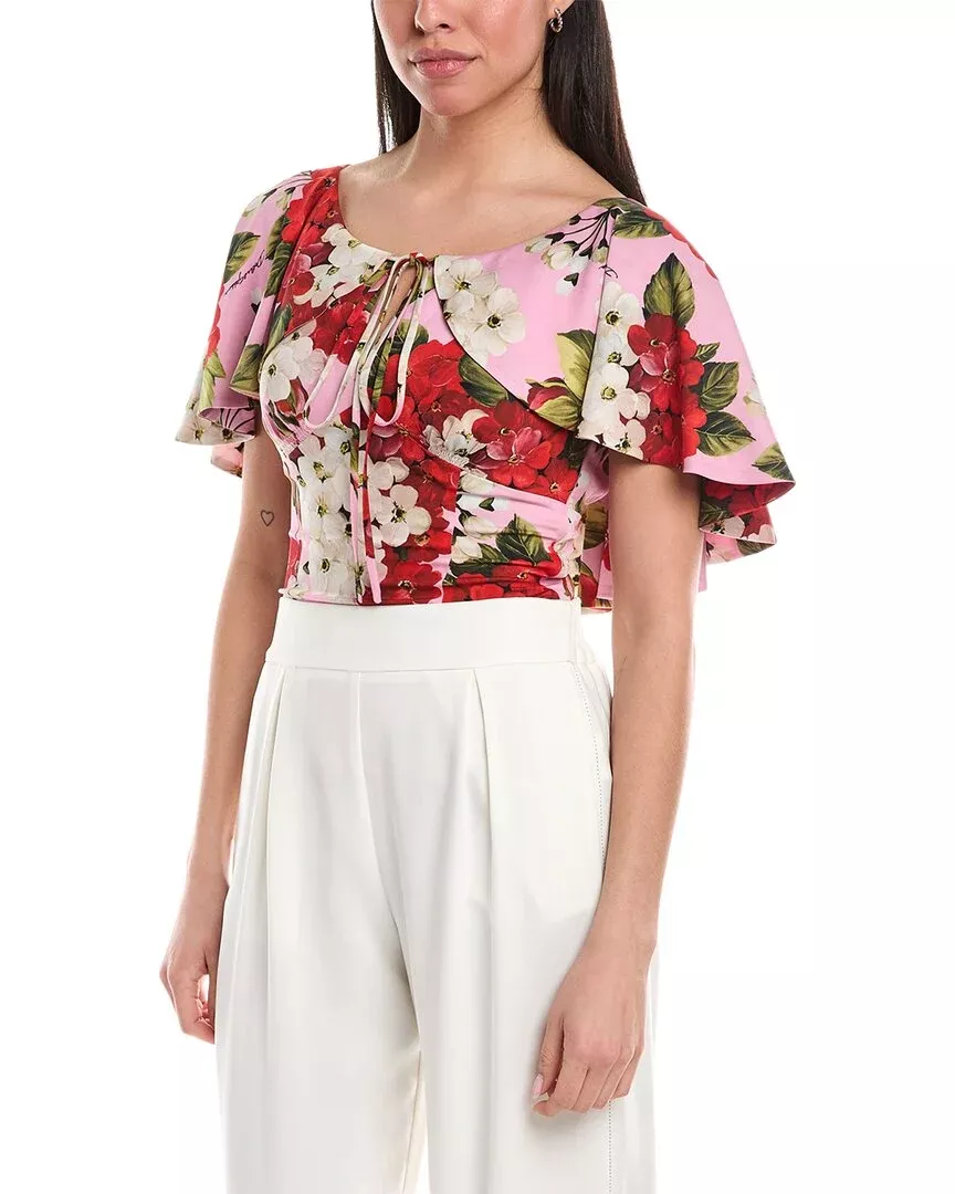 Dolce & Gabbana Silk-Blend Blouse