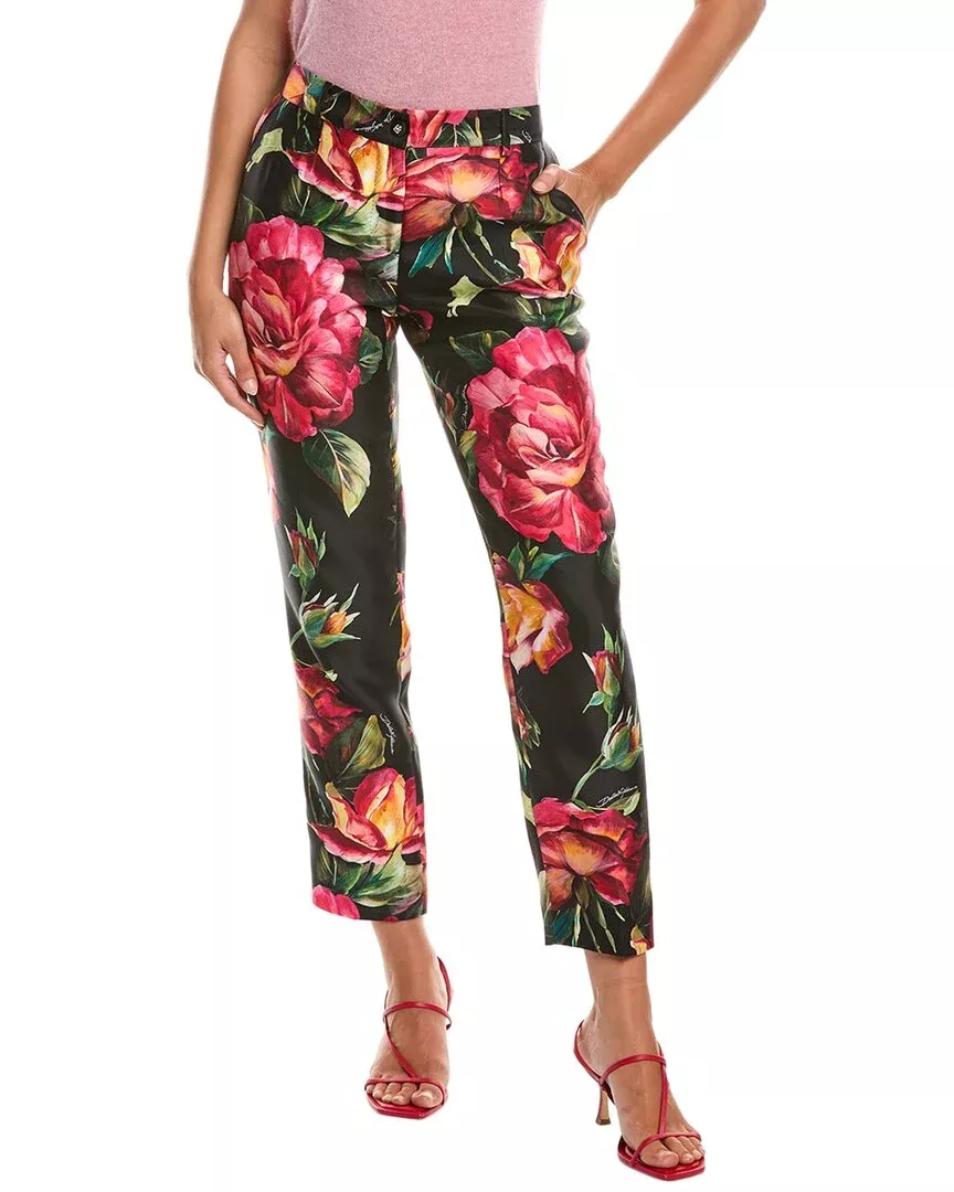 Dolce & Gabbana Silk Trouser