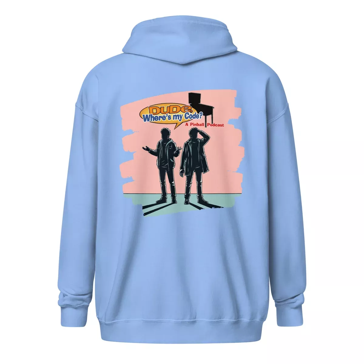 Dude, Where's my Code? - Unisex zip hoodie