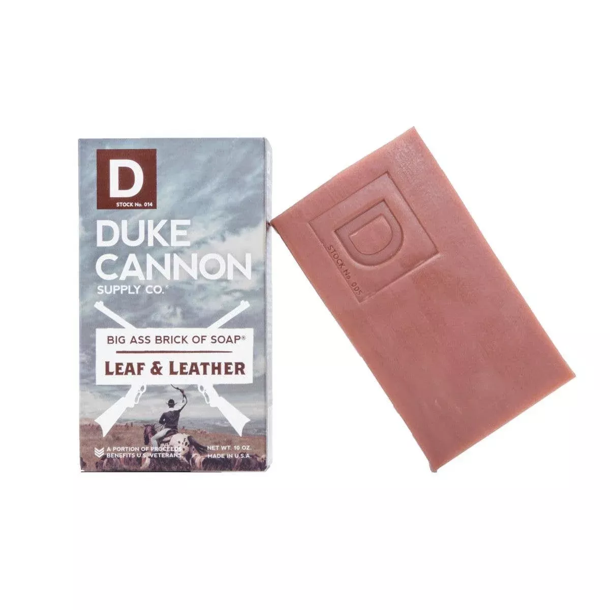 Duke Cannon Big Ass Brick of Soap - Leaf and Leather
