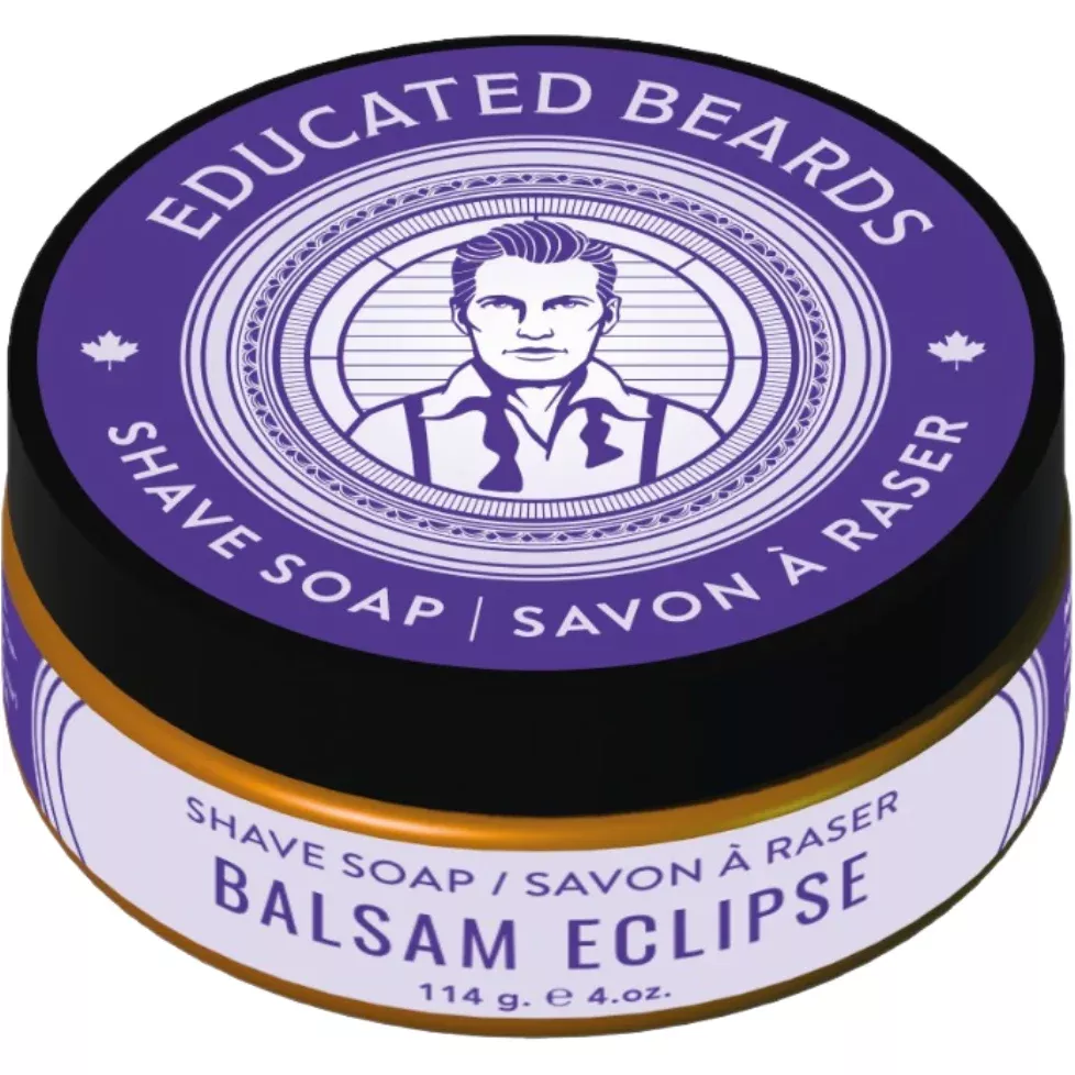 Educated Beards Balsam Eclipse Shave Soap 4 oz