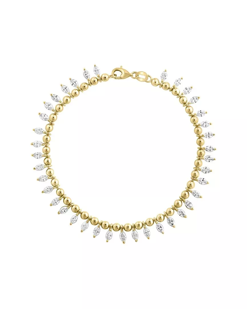 Effy Fine Jewelry 14K 2.70 Ct. Tw. Lab-Grown Diamond Chain Bracelet