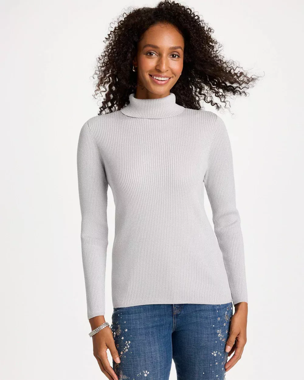 Ella Ribbed Turtleneck Sweater