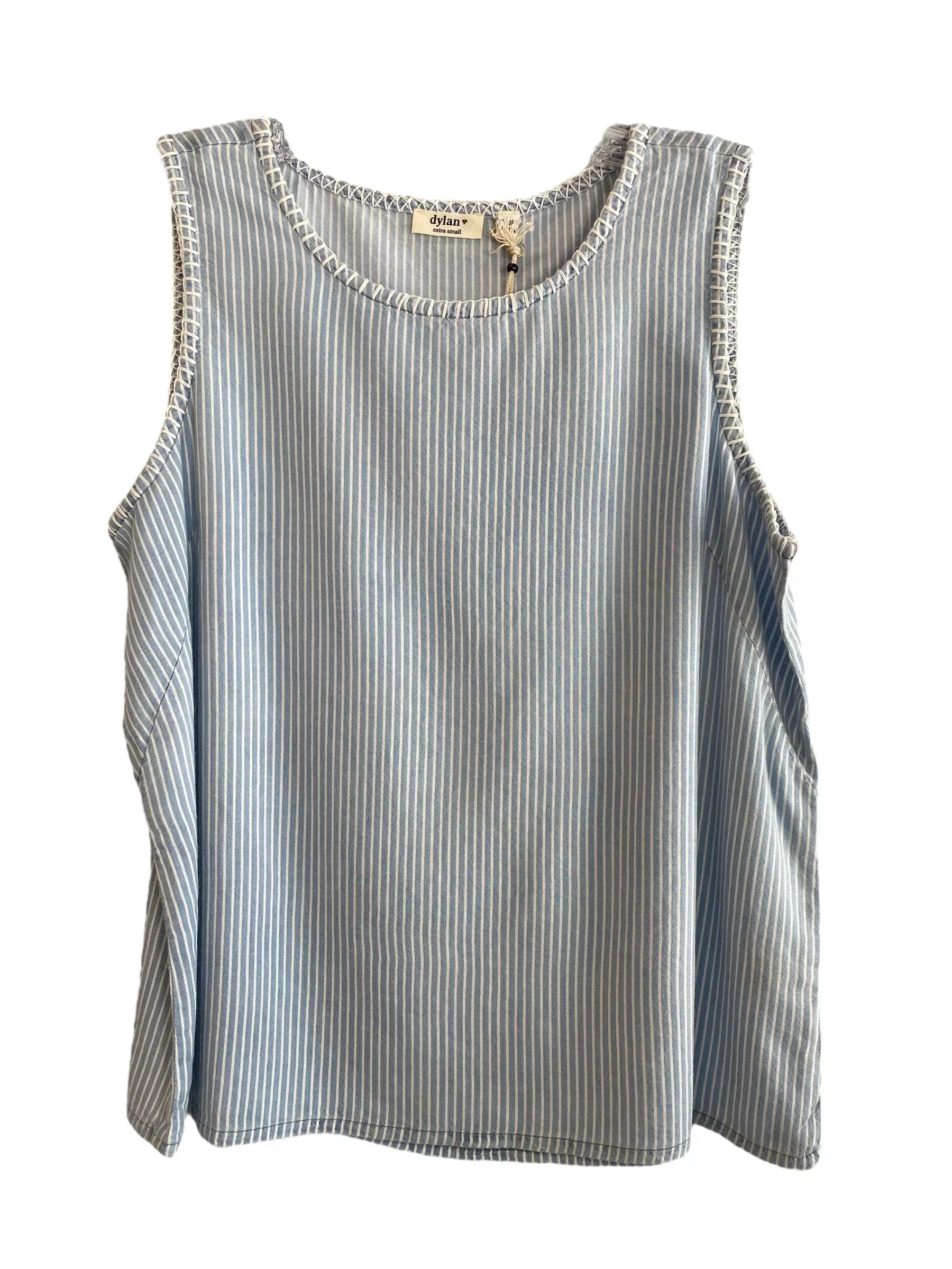 Ellis Blanket Stitch-Chambray