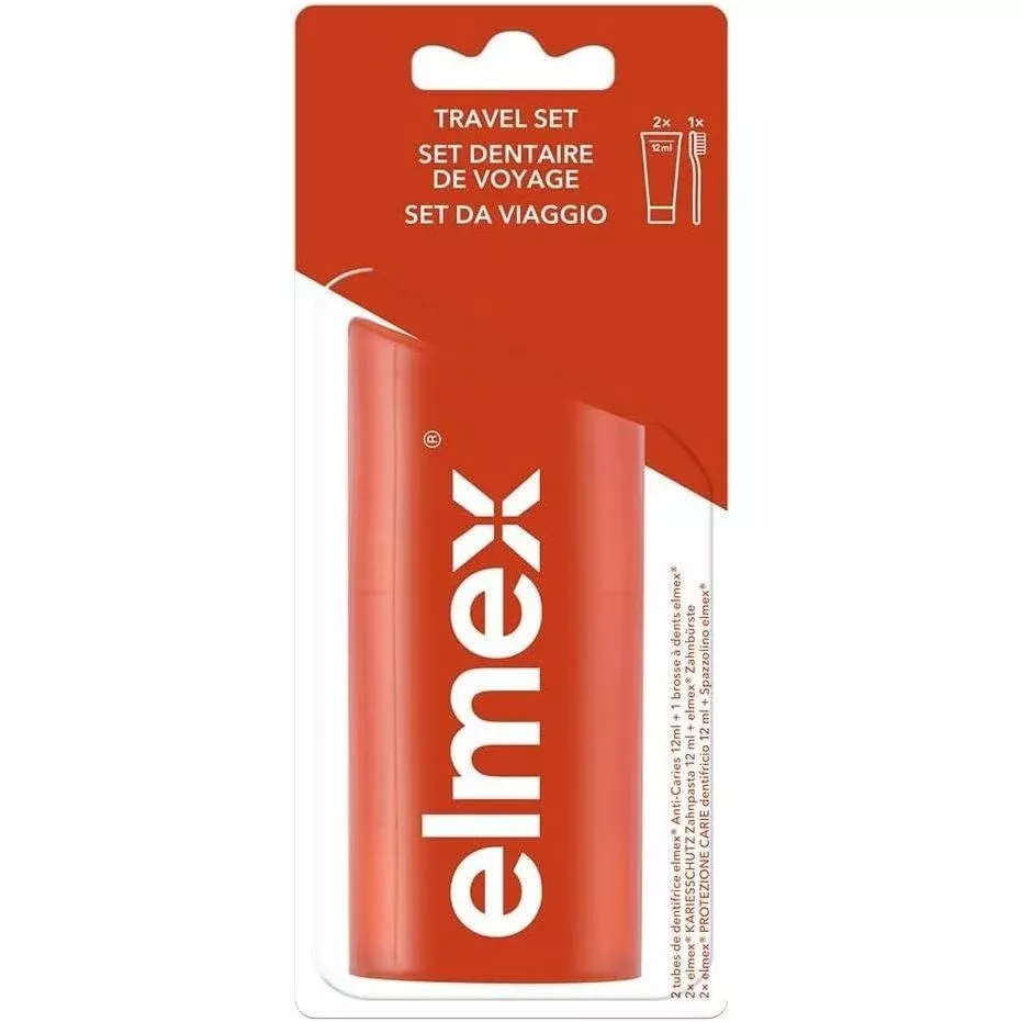 Elmex Travel Size Toothbrush Kit