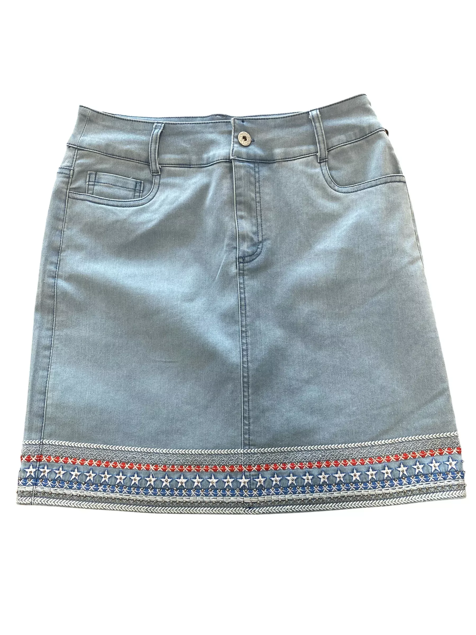 Embroidered Stars Skort-DLCL