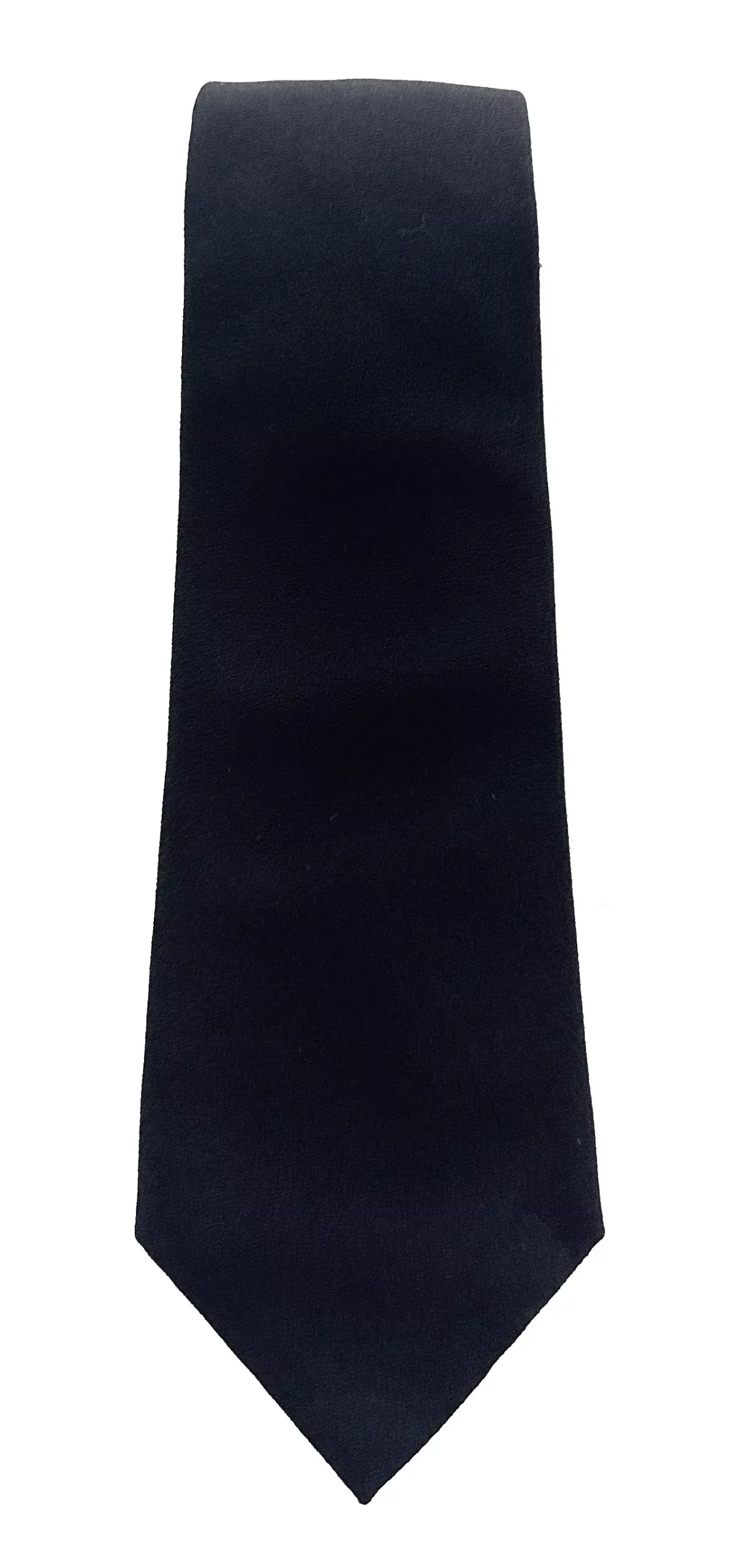 Emporio Armani Black Solid Men's Tie, 3"