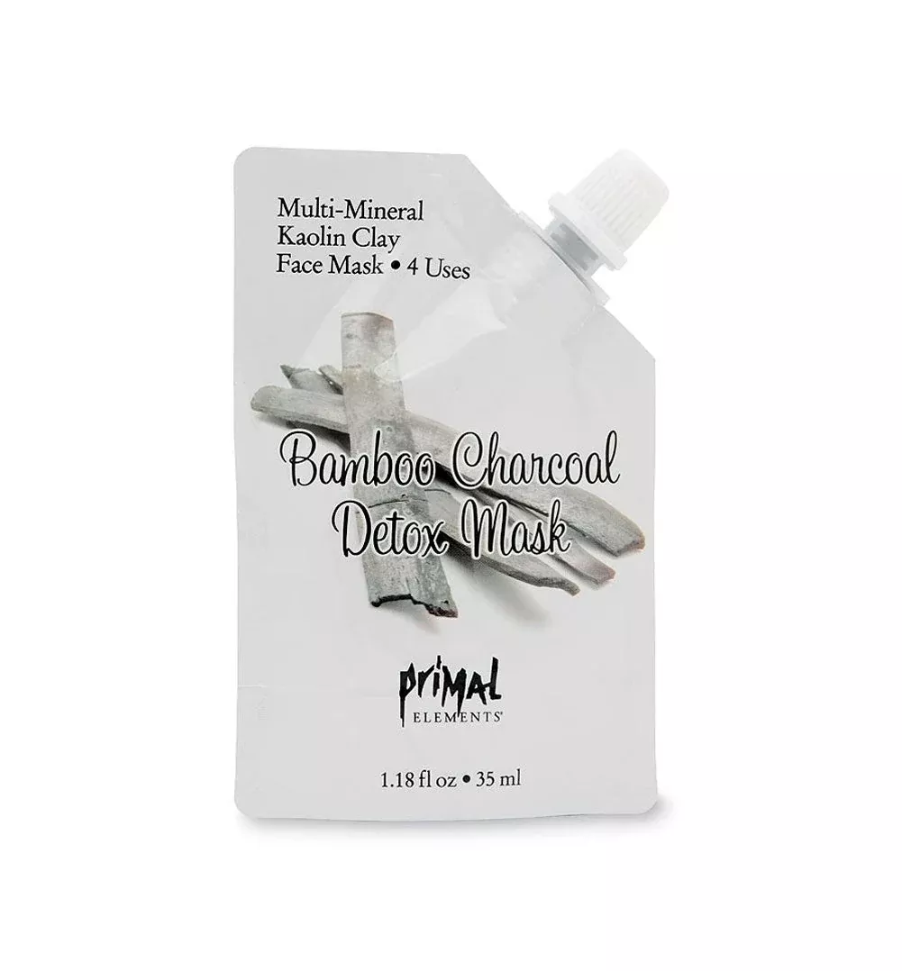 Face Mask - BAMBOO CHARCOAL DETOX | Primal Elements
