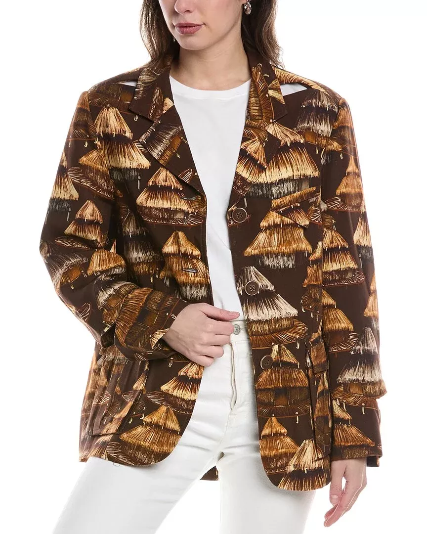 Farm Rio Cutout Blazer