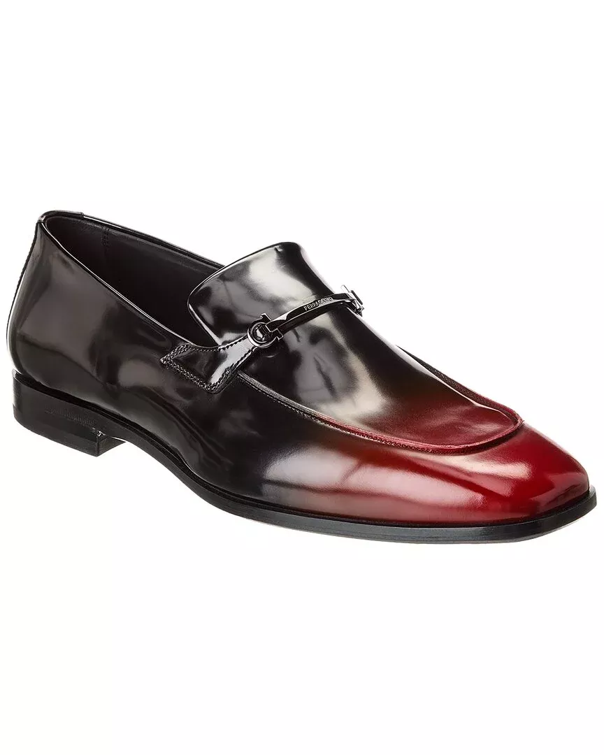 Ferragamo Fedro Leather Loafer