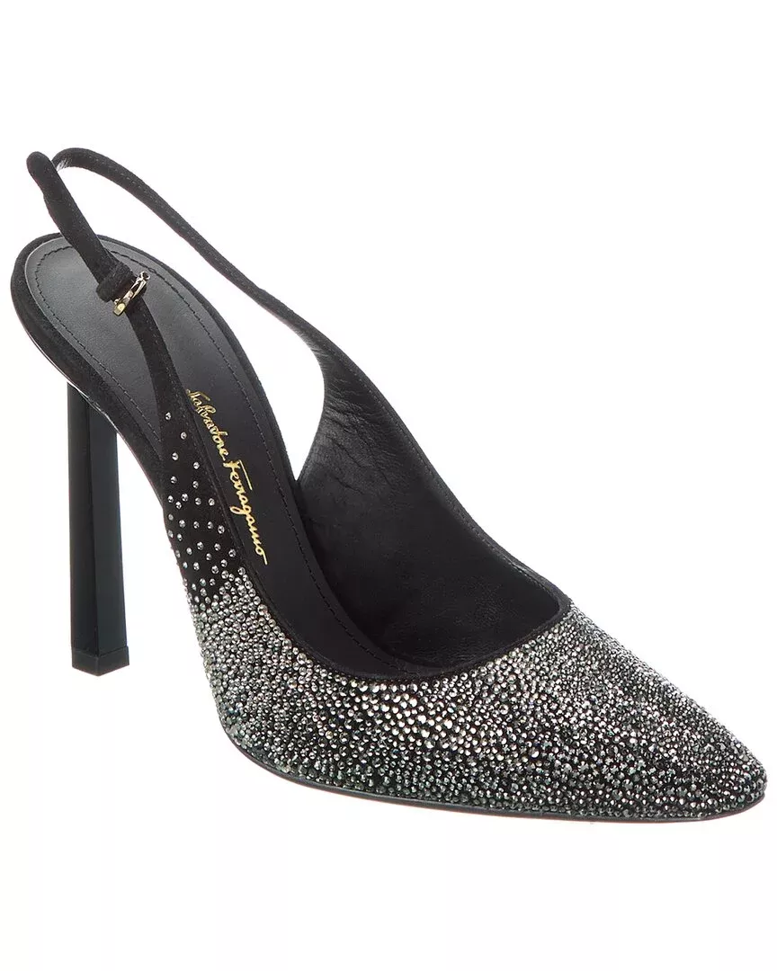 Ferragamo Jessie Suede Pump