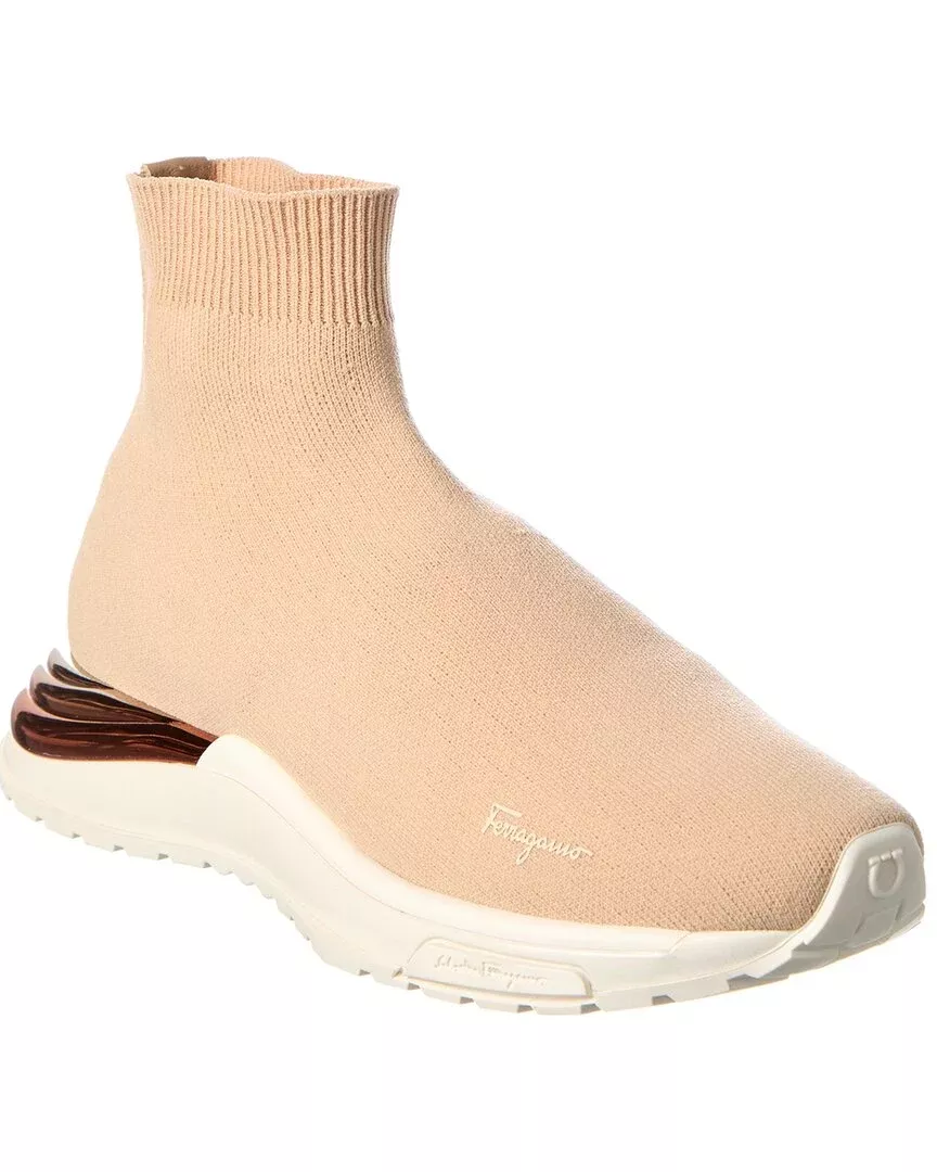 Ferragamo Ninette Knit Sock Sneaker