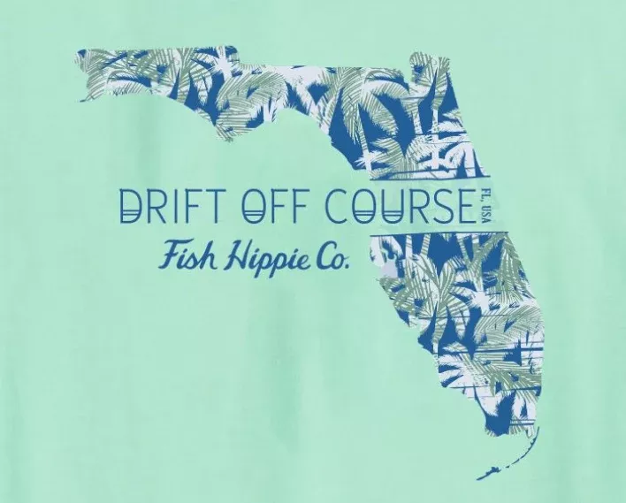 Fish Hippie Florida Tee Spring Mint