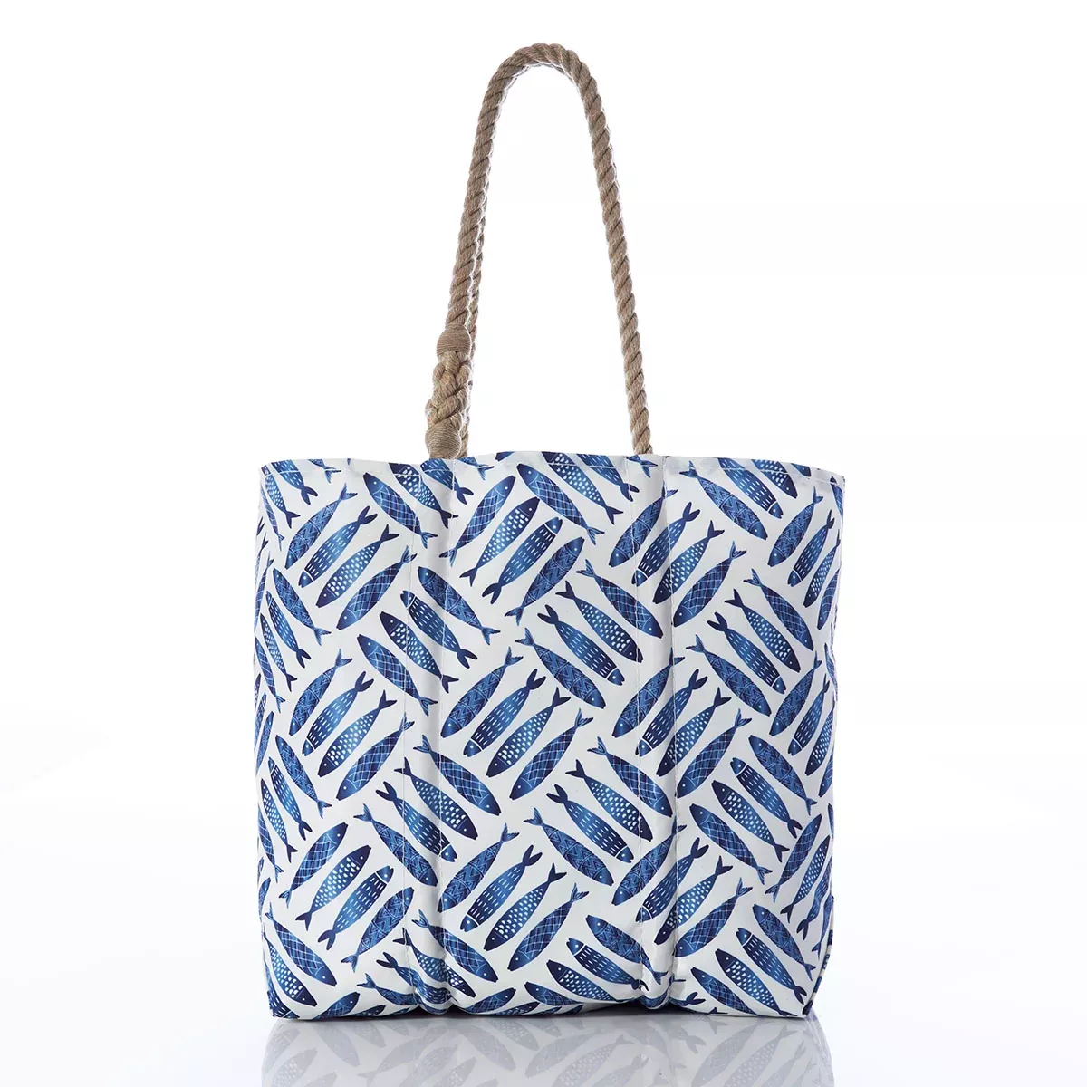Fish Print Medium Tote