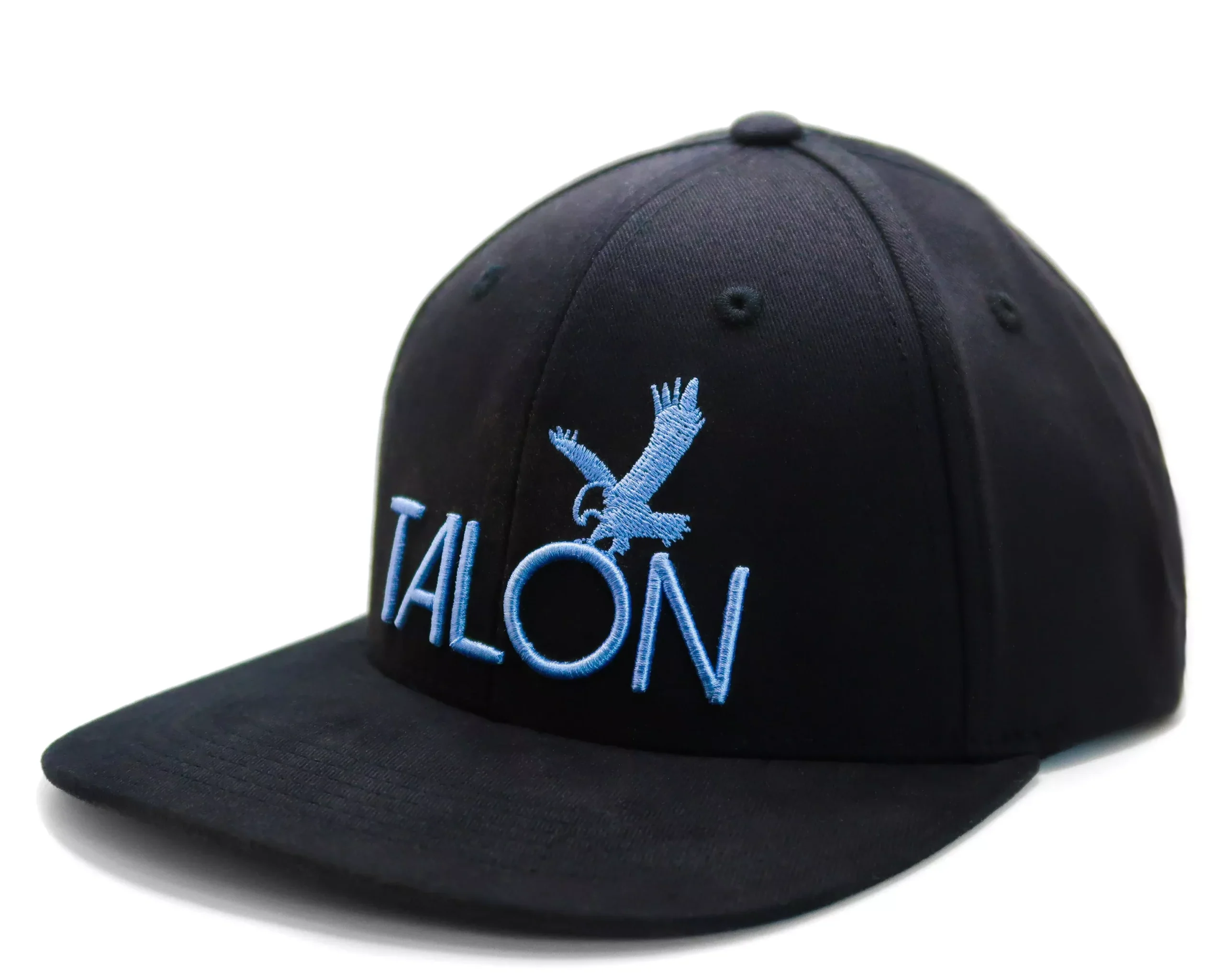 Flat Brim Hat - Black/Blue/White