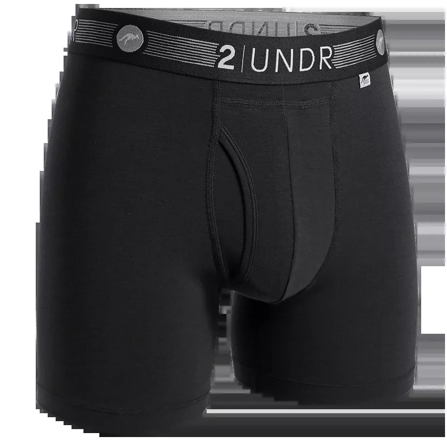 Flow Shift 6" Boxer Brief - Black
