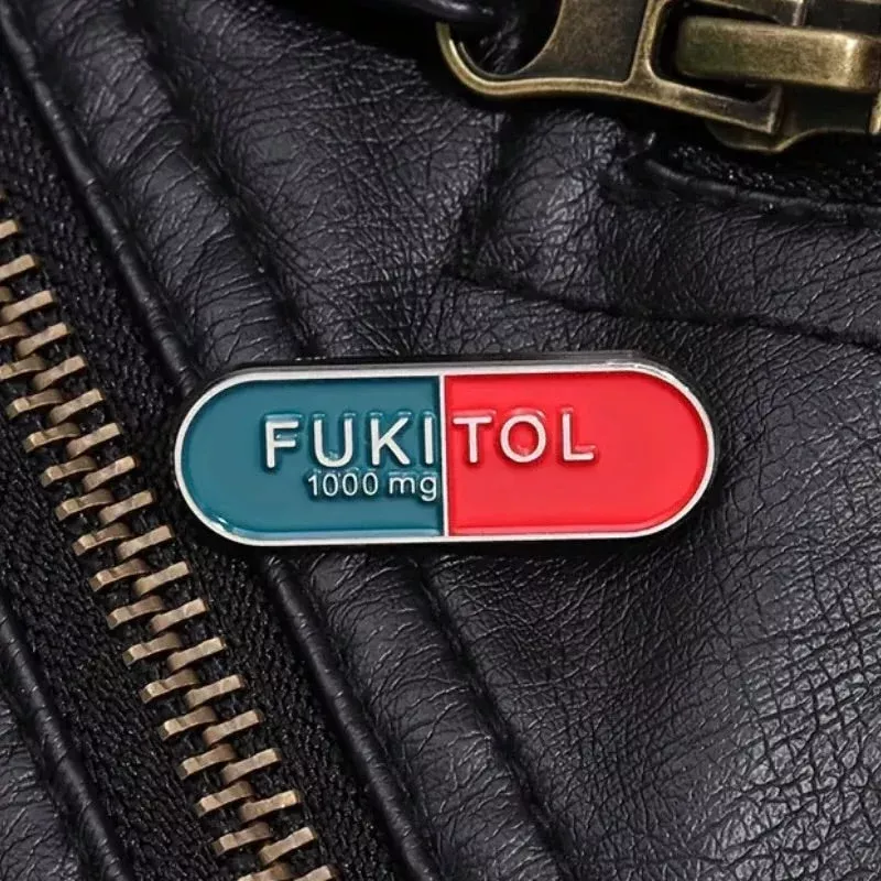 Fukitol Enamel Pin