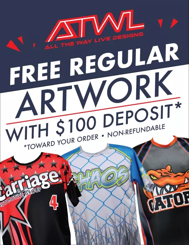 Full Dye Artwork Design Fee