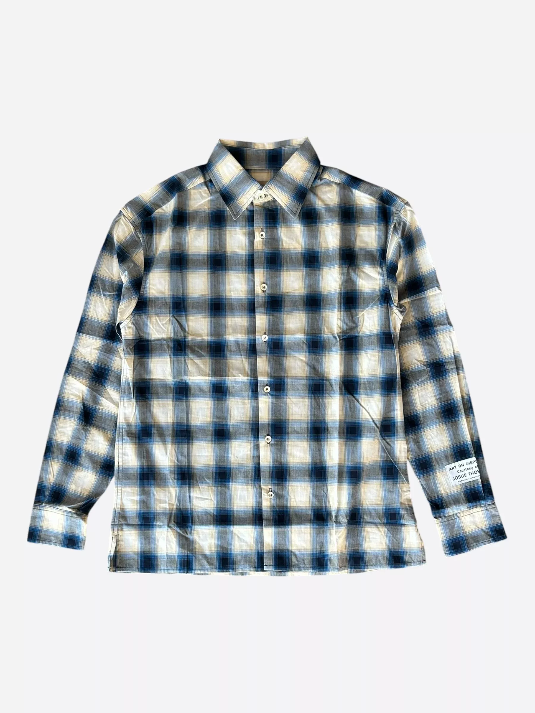 Gallery Dept Navy Plaid Dre Button Up Shirt