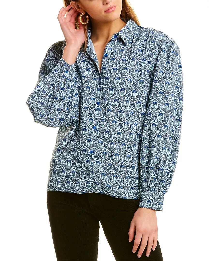 Garrie B Crepe Blouse