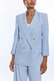 GENERATIONLOVE | MAREN SUITING BLAZER | CHAMBRAY